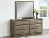 Sonoma 66″ Six-Drawer Dresser by Steve Silver at Eve Furniture
