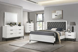 Sonora 4-drawer Bedroom Chest White by Coaster at Eve Furniture