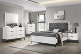 Sonora White 5-Piece Eastern King Bedroom Set