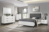 Sonora White 5-Piece Queen Bedroom Set