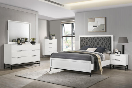 Sonora 6-drawer Bedroom Dresser White by Coaster at Eve Furniture