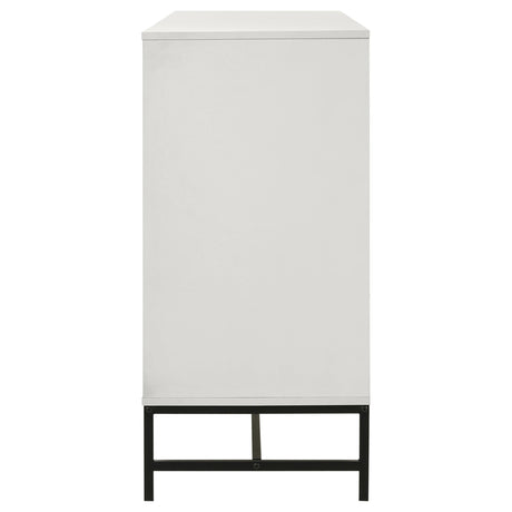 Sonora 6-drawer Bedroom Dresser White by Coaster at Eve Furniture