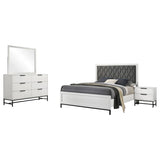 Sonora White 4-Piece Queen Bedroom Set by Coaster at Eve Furniture