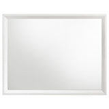 Sonora White Dresser Mirror by Coaster at Eve Furniture
