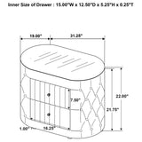 Sonya Ivory 2-Drawer Nightstand by Coaster at Eve Furniture