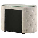Sonya Ivory 2-Drawer Nightstand by Coaster at Eve Furniture