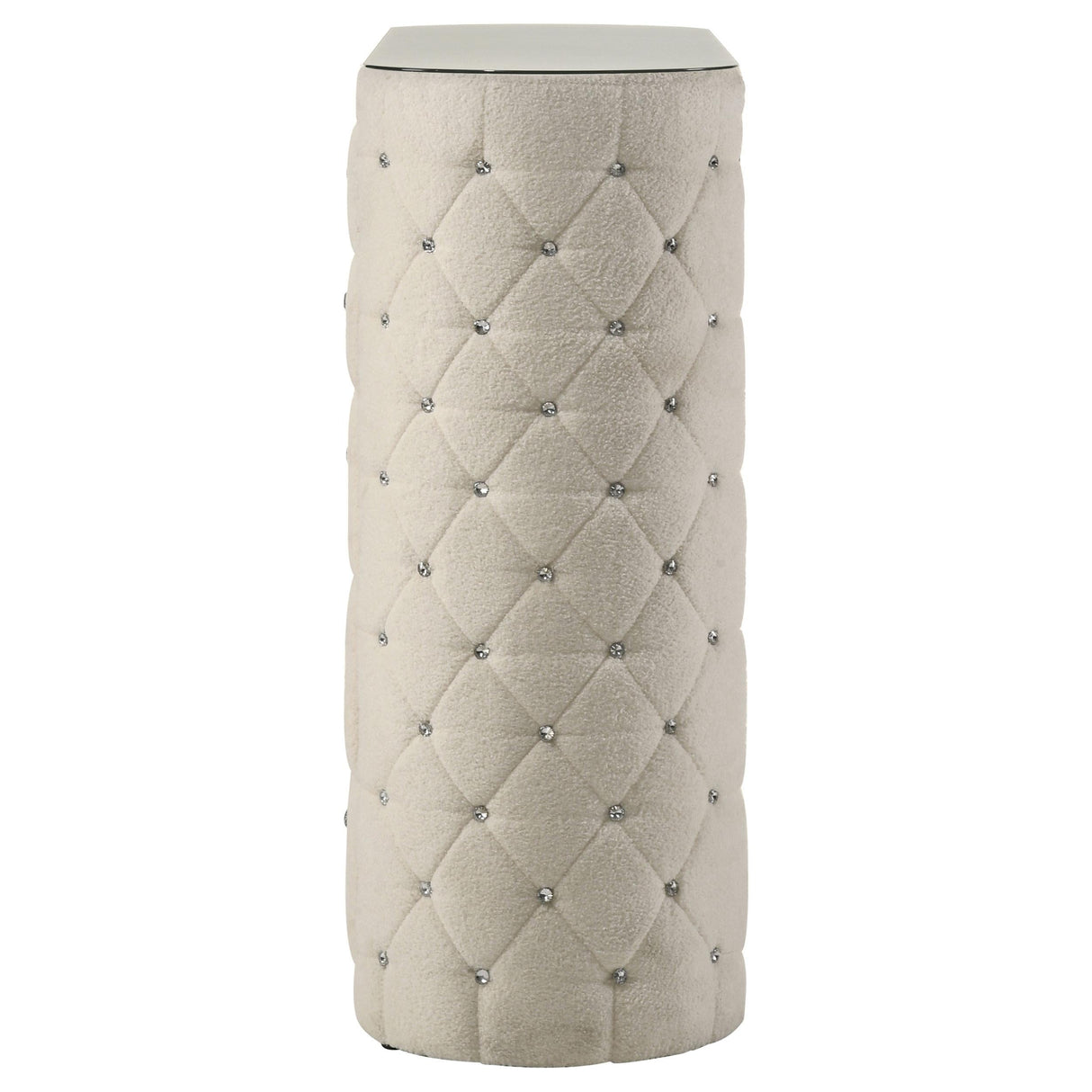 Sonya Ivory 5-Drawer Upholstered Bedroom Chest of Drawers by Coaster at Eve Furniture