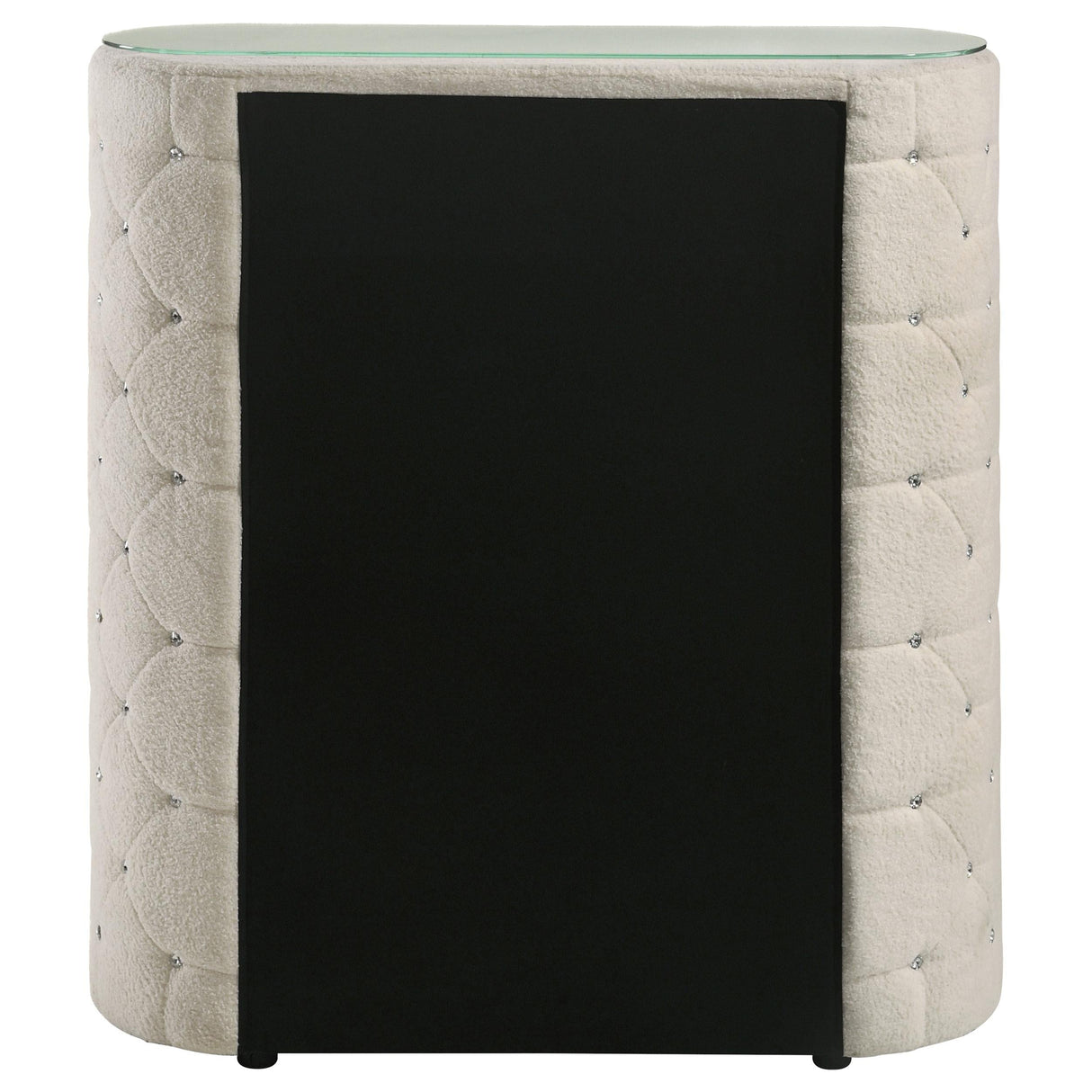 Sonya Ivory 5-Drawer Upholstered Bedroom Chest of Drawers by Coaster at Eve Furniture