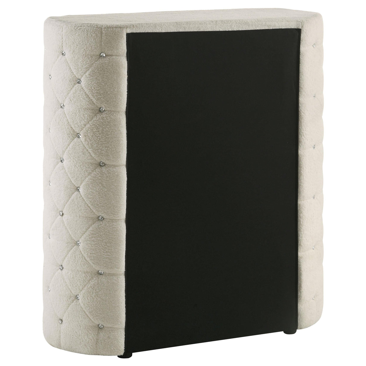 Sonya Ivory 5-Piece Upholstered Eastern King Bedroom Set by Coaster at Eve Furniture