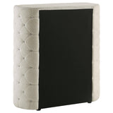 Sonya Ivory 5-Piece Upholstered Eastern King Bedroom Set by Coaster at Eve Furniture