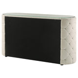 Sonya Ivory 6-Drawer Upholstered Bedroom Dresser by Coaster at Eve Furniture