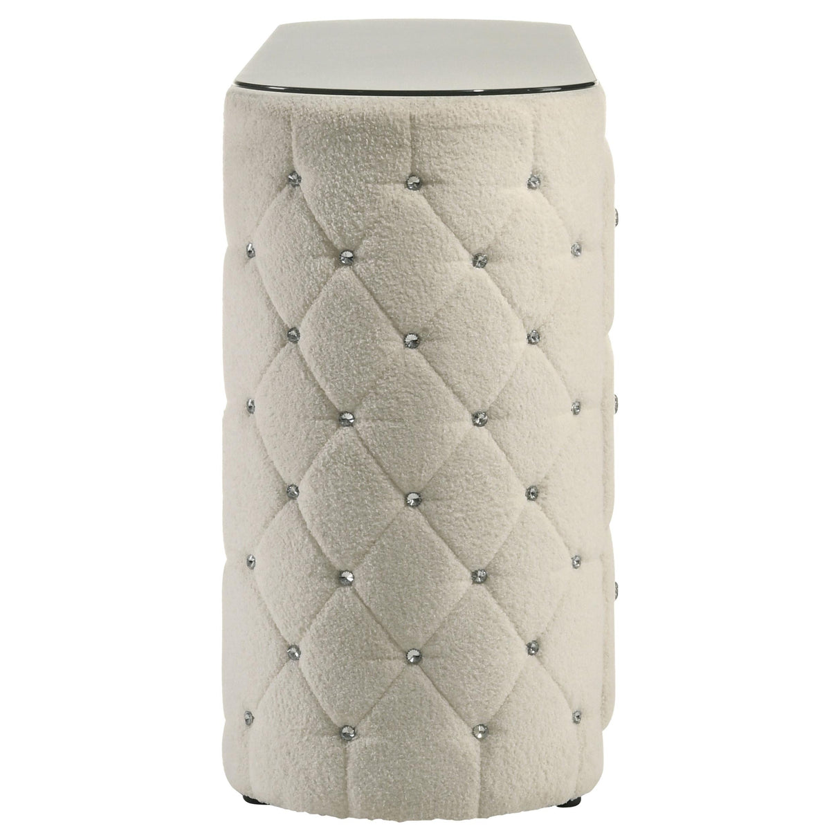 Sonya Ivory 6-Drawer Upholstered Bedroom Dresser by Coaster at Eve Furniture