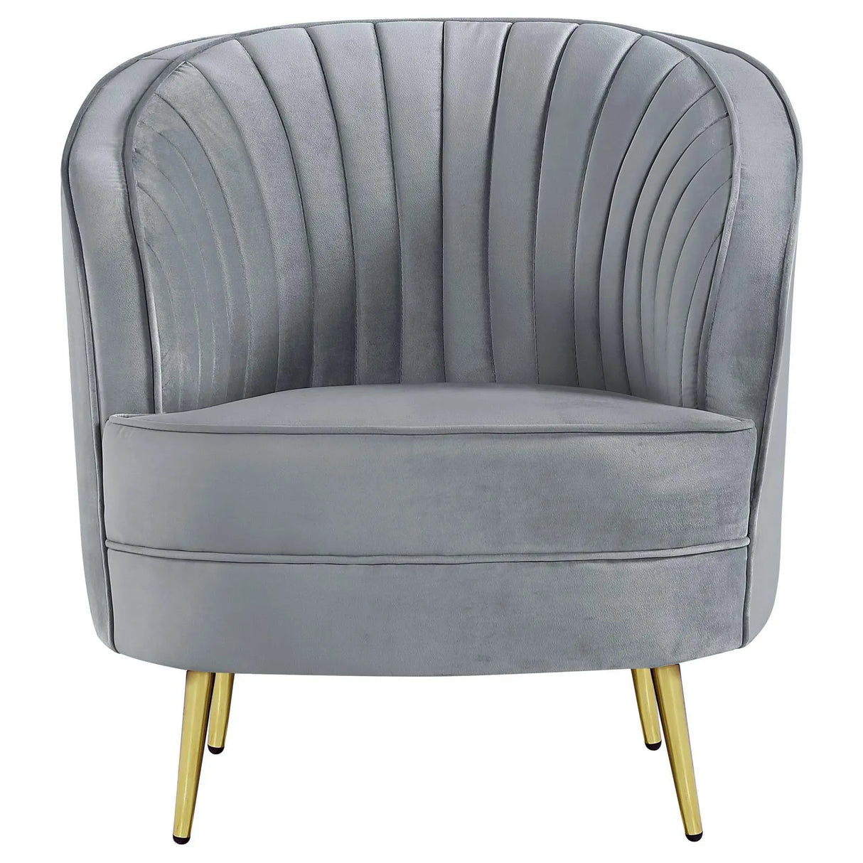 Sophia 3-piece Upholstered Channel Tufted Sofa Set Grey by Coaster at Eve Furniture