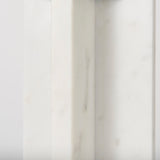 Sophia 5.5"L x 3.5"W x 10.5"H Marble Candle Holder Large by Mercana at Eve Furniture