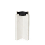 Sophia 5.5"L x 3.5"W x 8.0"H. Marble Candle Holder Medium by Mercana at Eve Furniture