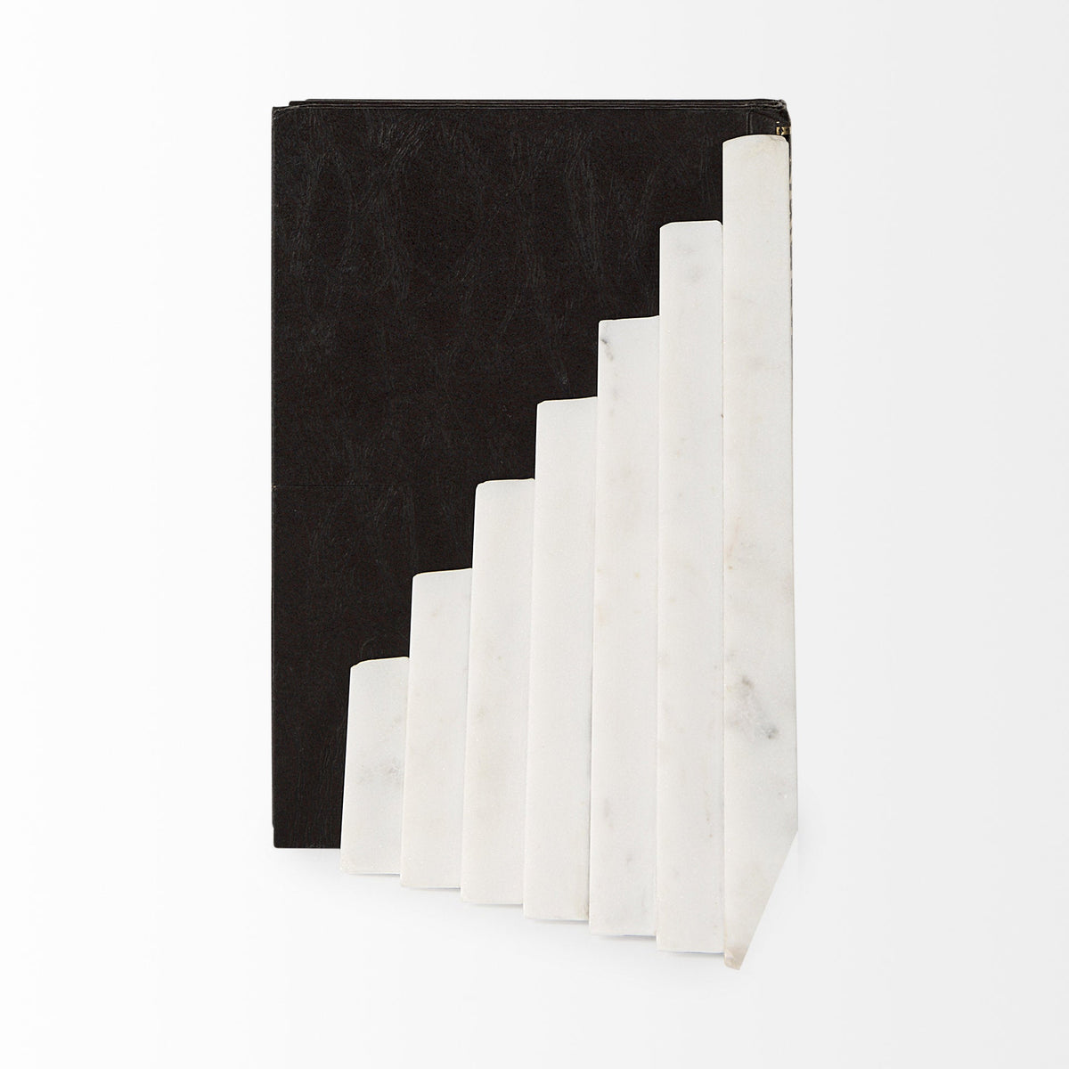 Sophia 7.0L x 5.3W x 9.3H Marble Set Of Two Book Ends by Mercana at Eve Furniture