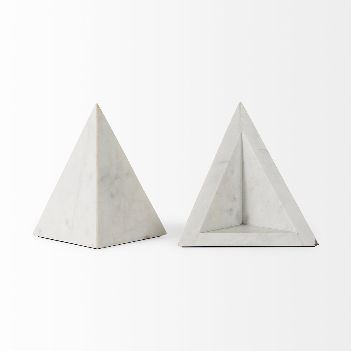 Sophia 8.0"L x 6.0"W x 7.0"H Marble Set Of Two Bookends by Mercana at Eve Furniture