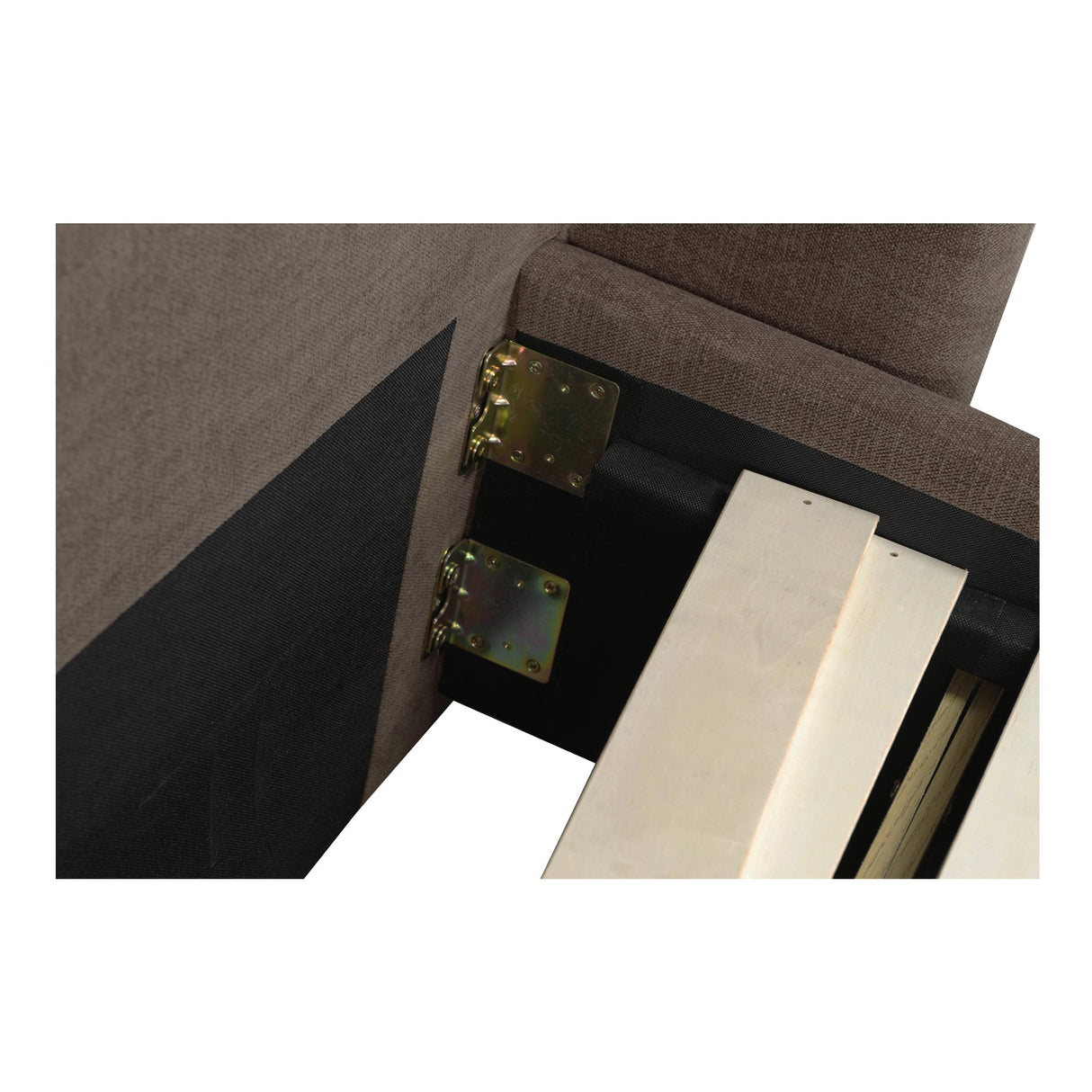 Sophia Brown King Storage Bed by Moe's Home at Eve Furniture