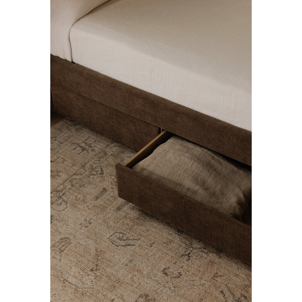 Sophia Brown Queen Storage Bed by MOES at Eve Furniture