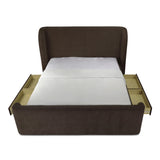 Sophia Brown Queen Storage Bed by MOES at Eve Furniture