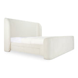Sophia Cream King Storage Bed by MOES at Eve Furniture