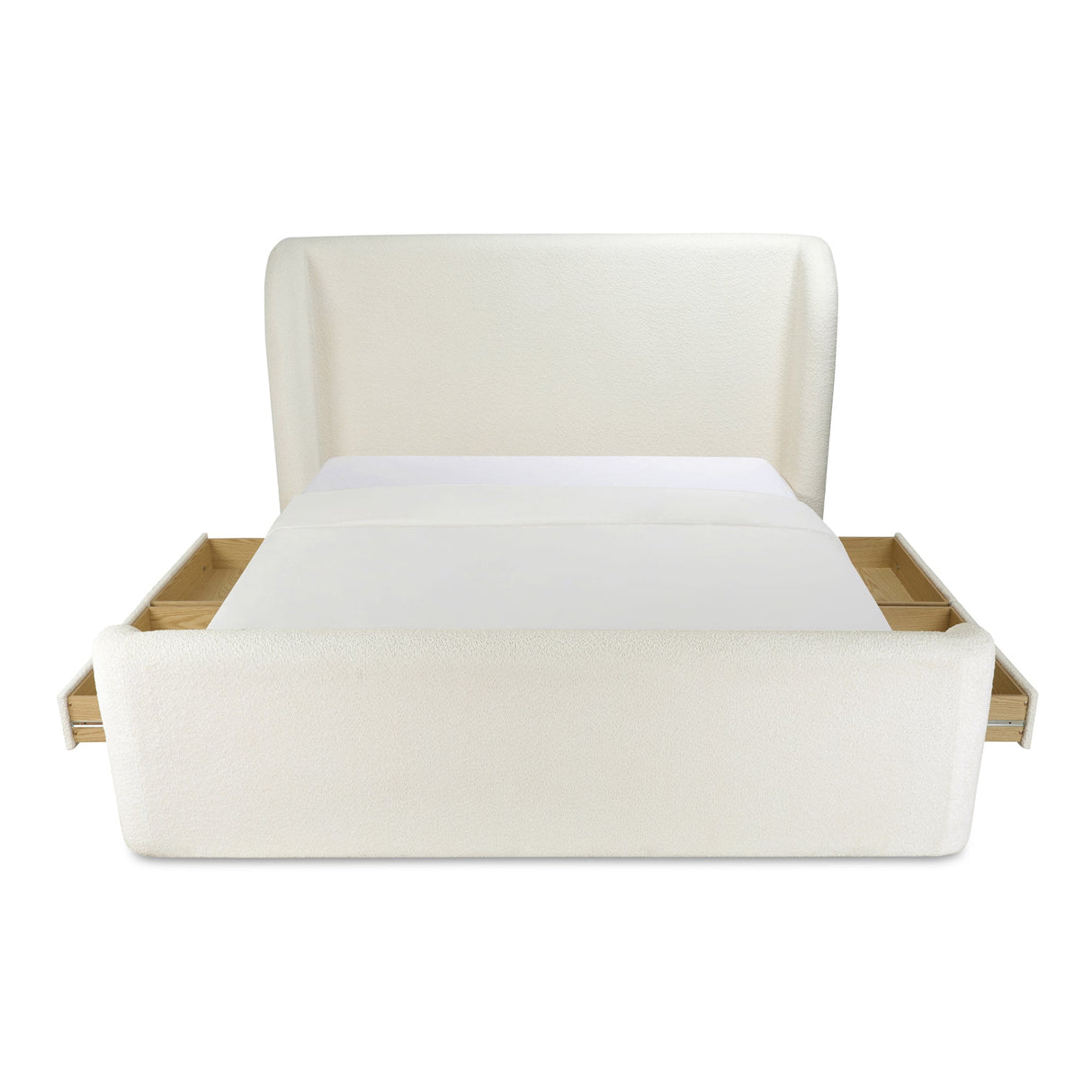 Sophia Cream King Storage Bed by MOES at Eve Furniture