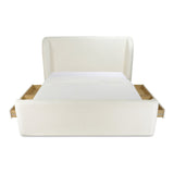 Sophia Cream Queen Storage Bed by MOES at Eve Furniture