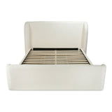 Sophia Cream Queen Storage Bed by MOES at Eve Furniture