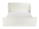 Sophia Cream Queen Storage Bed by MOES at Eve Furniture