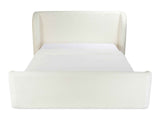 Sophia Cream Queen Storage Bed by Moe's Home at Eve Furniture