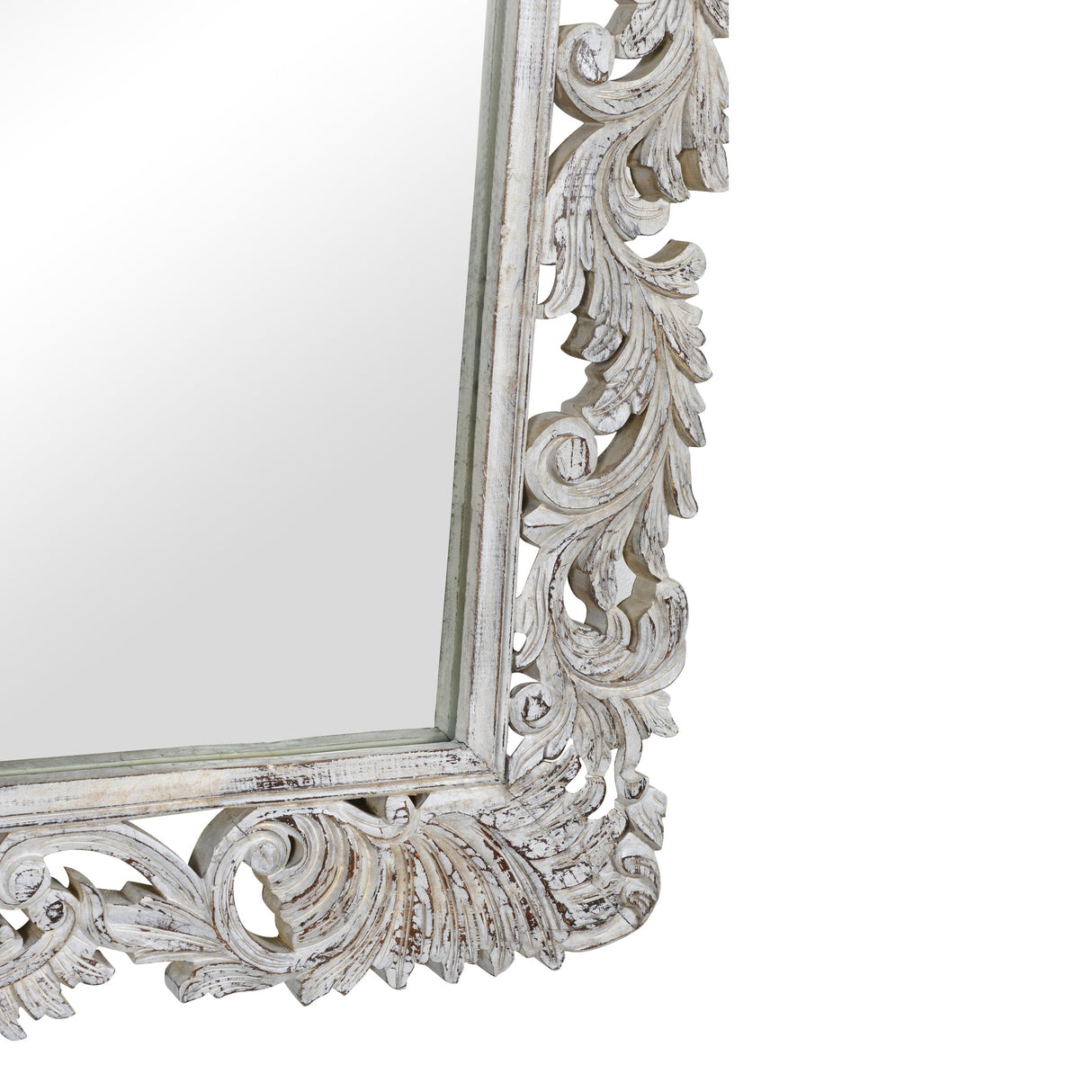 Sophia Floor Mirror - White by Classic Home at Eve Furniture