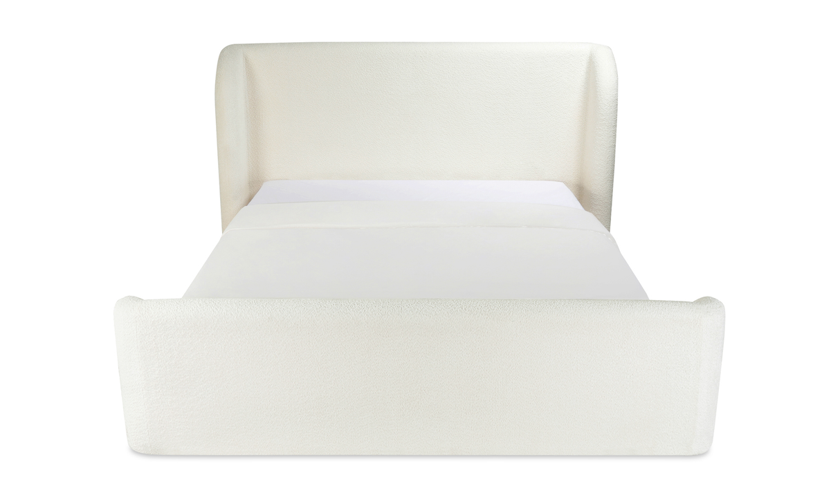 sophia king bed - white by Moe's Home at Eve Furniture