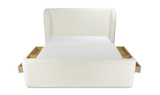 sophia king bed - white by Moe's Home at Eve Furniture