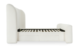 sophia king bed - white by Moe's Home at Eve Furniture