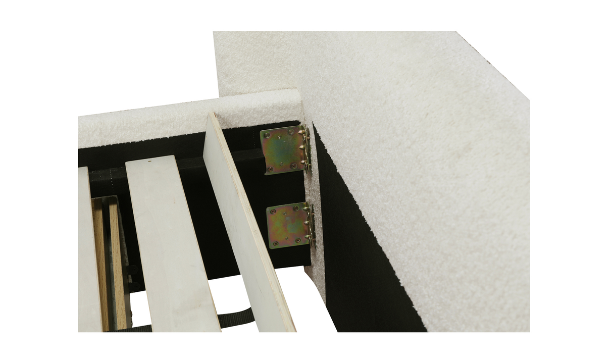 sophia king bed - white by Moe's Home at Eve Furniture