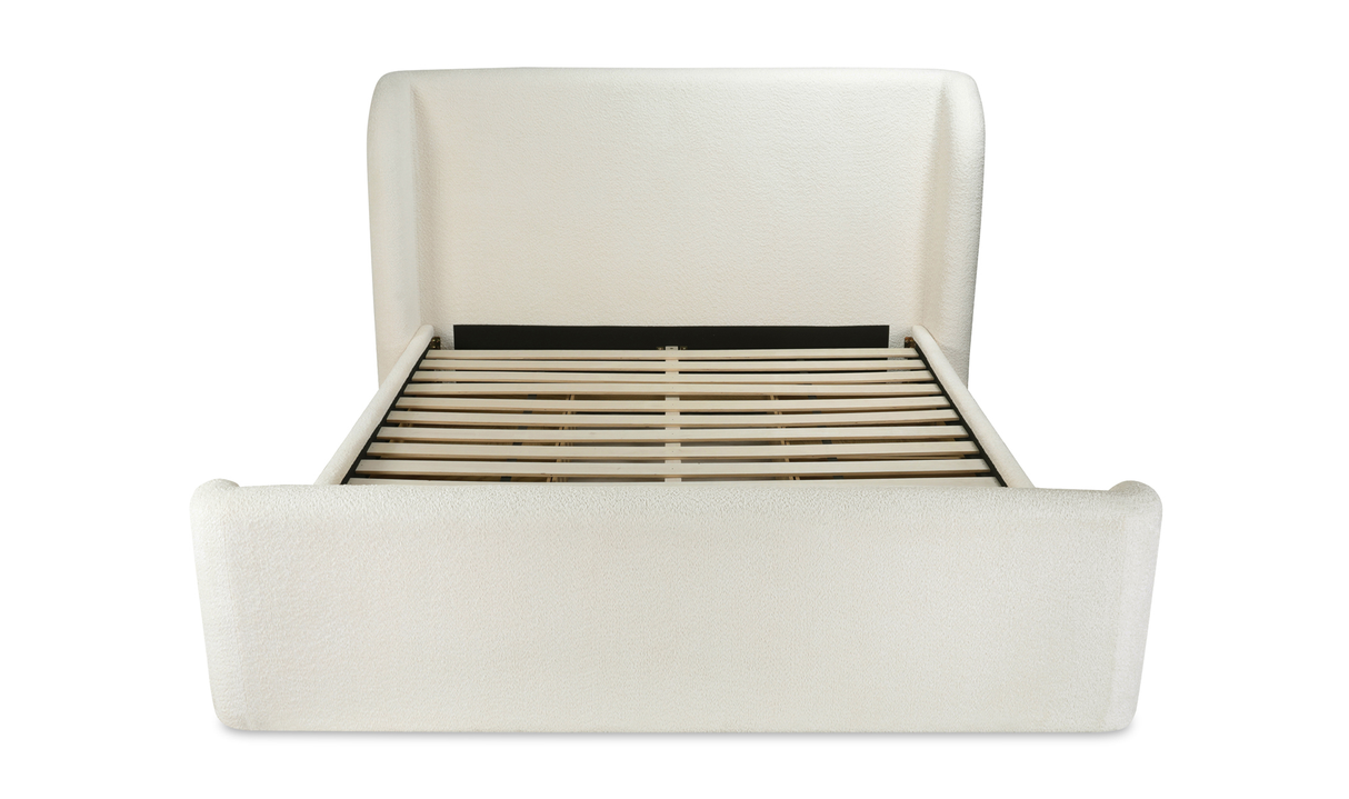 sophia king bed - white by Moe's Home at Eve Furniture