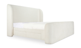 sophia king bed - white by Moe's Home at Eve Furniture