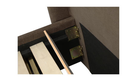 Sophia King Storage Bed Brown by Moe's Home at Eve Furniture