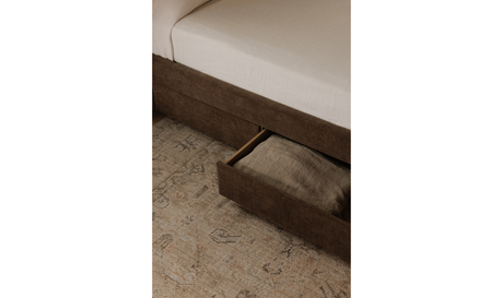 Sophia King Storage Bed Brown by Moe's Home at Eve Furniture