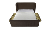 Sophia King Storage Bed Brown by Moe's Home at Eve Furniture