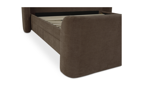 Sophia King Storage Bed Brown by Moe's Home at Eve Furniture