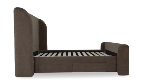 Sophia King Storage Bed Brown by Moe's Home at Eve Furniture