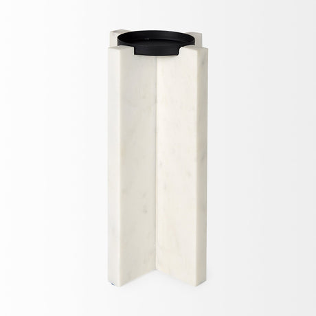 Sophia Marble Candle Holder Large by Mercana at Eve Furniture