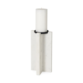 Sophia Marble Candle Holder Large by Mercana at Eve Furniture