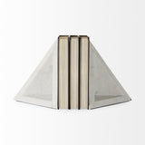 Sophia Marble Set Of Two Bookends by Mercana at Eve Furniture