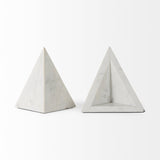 Sophia Marble Set Of Two Bookends by Mercana at Eve Furniture