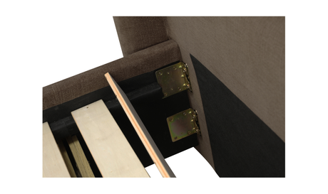 sophia queen bed - brown by Moe's Home at Eve Furniture