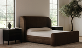sophia queen bed - brown by Moe's Home at Eve Furniture