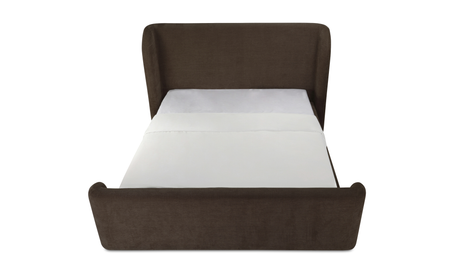 sophia queen bed - brown by Moe's Home at Eve Furniture
