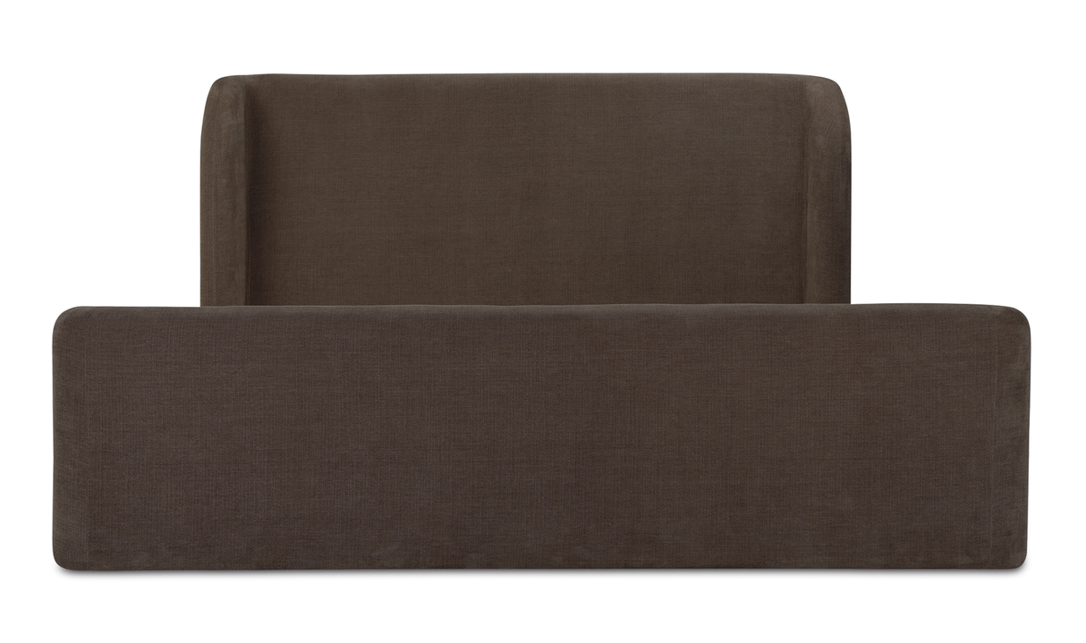sophia queen bed - brown by Moe's Home at Eve Furniture